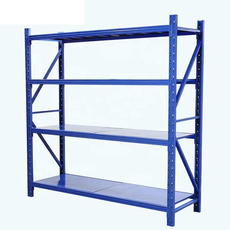 Wholesale Warehouse Shelve System Metal Light Duty Storage Rack Steel Shelving Multi-layer Industrial Metal Rack