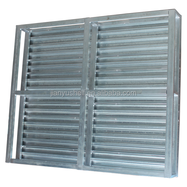 High Quality Entry Euro Metal Pallet Manufacturers 4 Way Iron Power Coat Two Way Steel Pallet