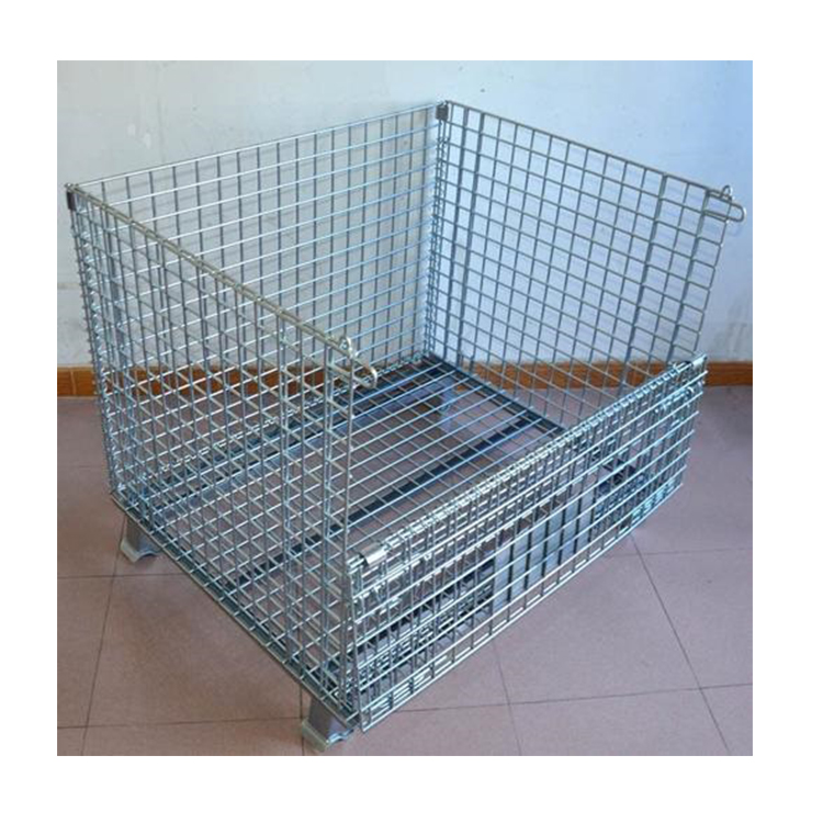 Heavy Duty Cage Container Stillage Wire Container Stillage Racking Cages Pallet Stacking Cage