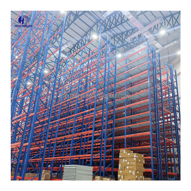 Double Deep Q235B Steel Pallet Rack Multi-Layer Industrial Selective Shelving Racking System Corrosion Protection 10-Year