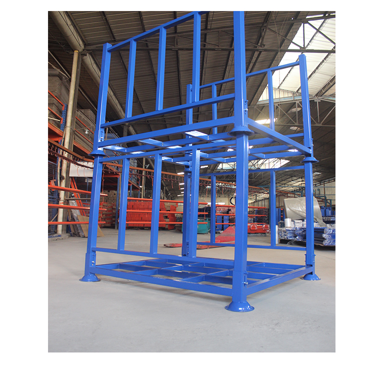 Storage Shelving Warehouse Heavy Duty Collapsible Stacking Wire Mesh Box Container Steel Roll Racking Cages