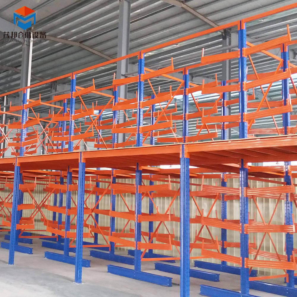 Double-deck Bike Rack Cantilever Assemble Warehouse Rack and Cantilever Racking Shelves