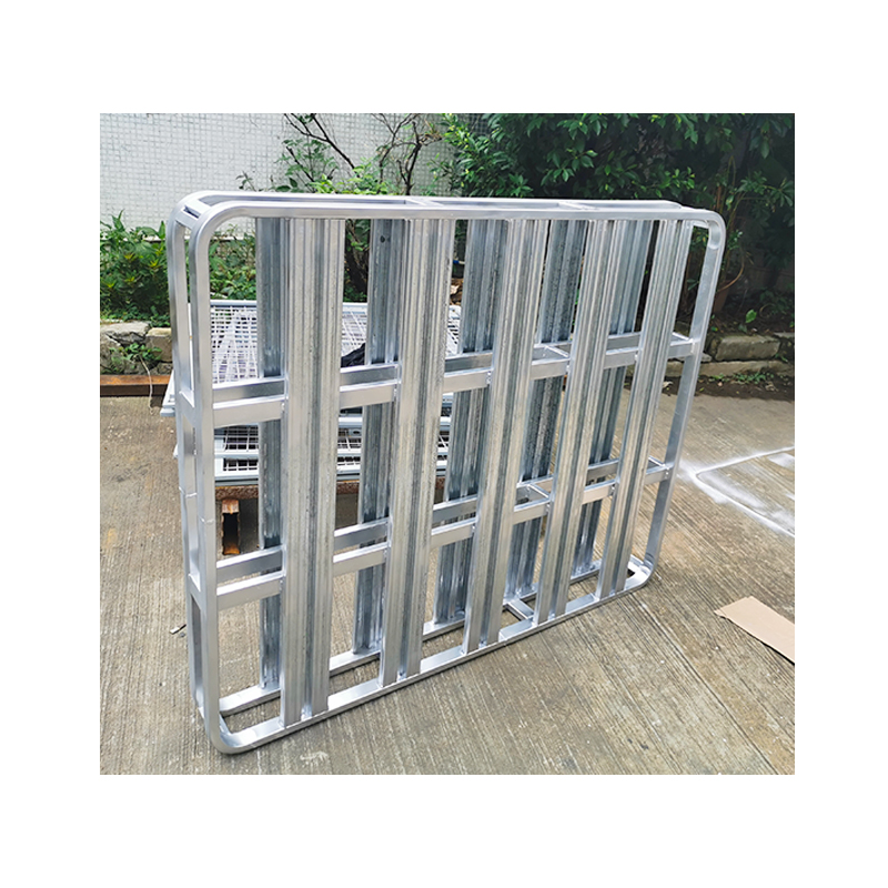 Steel Pallet Heavy Duty Factory Galvanized Steel Pallets  Forklift Two Entry Factory Metal Galvanized Steel Pallet