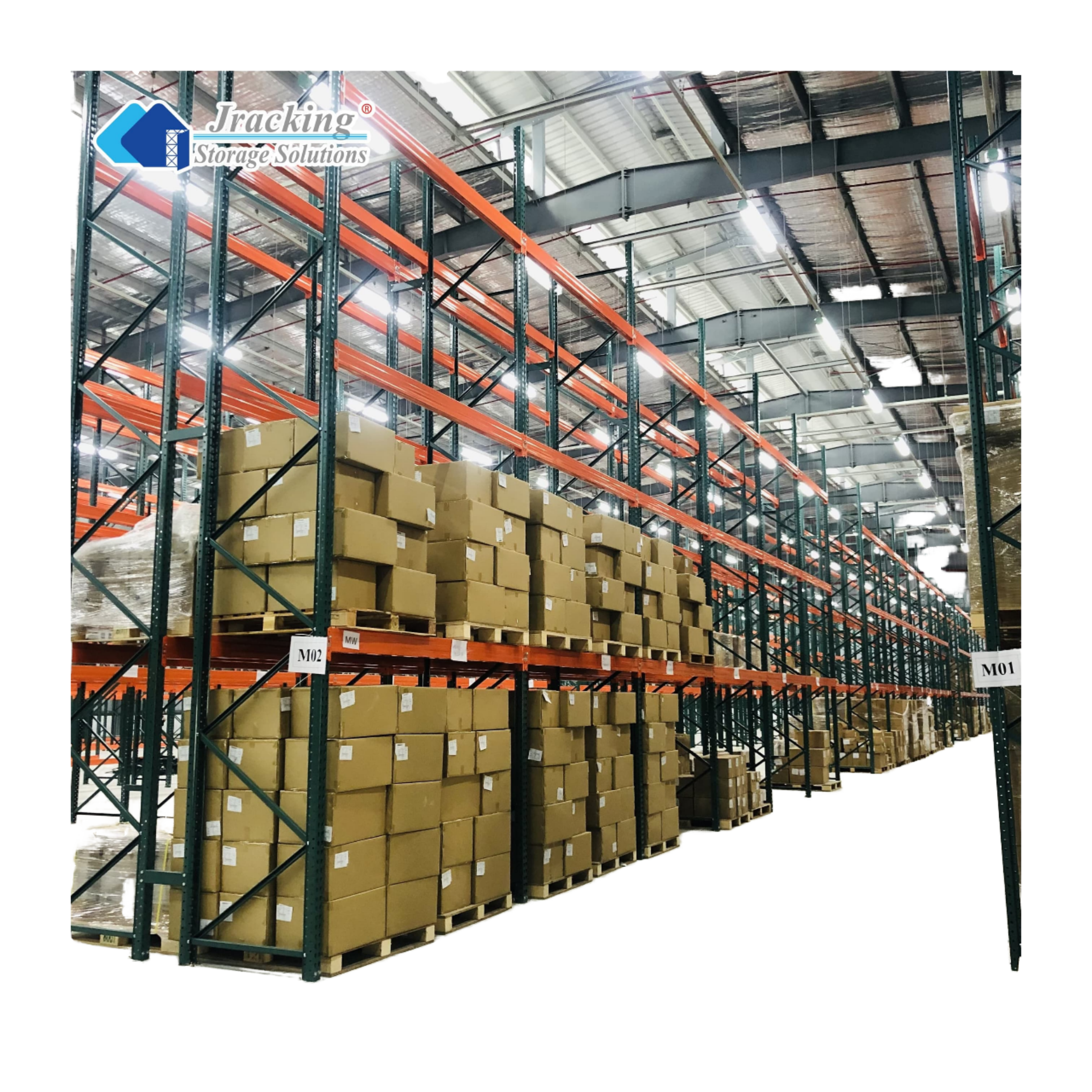 Heavy Duty Selective Pallet Racking System for Warehouse Storage