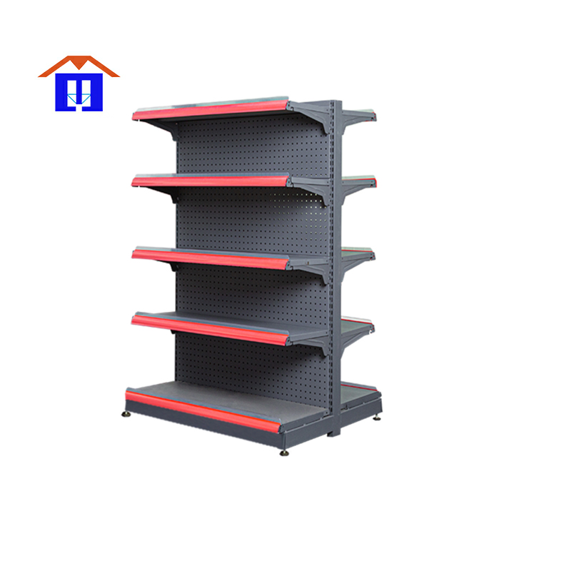Wholesale Supply Double-sided Storage Shelving Retail Store Shelf Supermarket Gondola Shelving Display Shelf