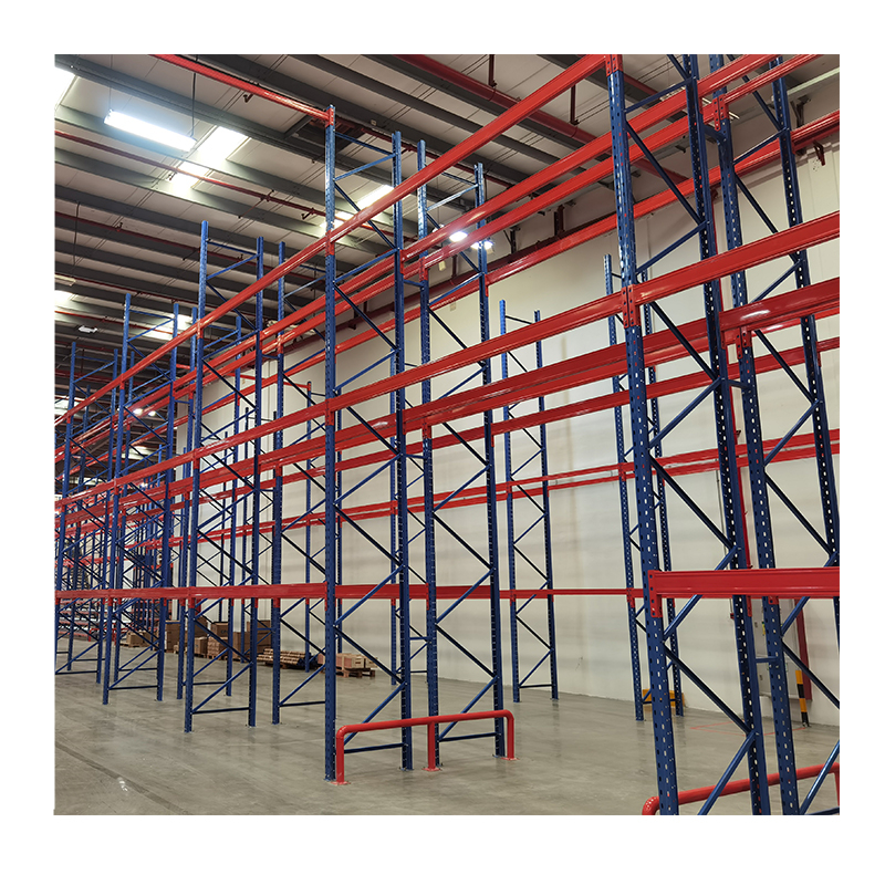 Metal Warehouse Racking Factory Heavy Duty Steel Storage Shelves Certificated Pallet Rack