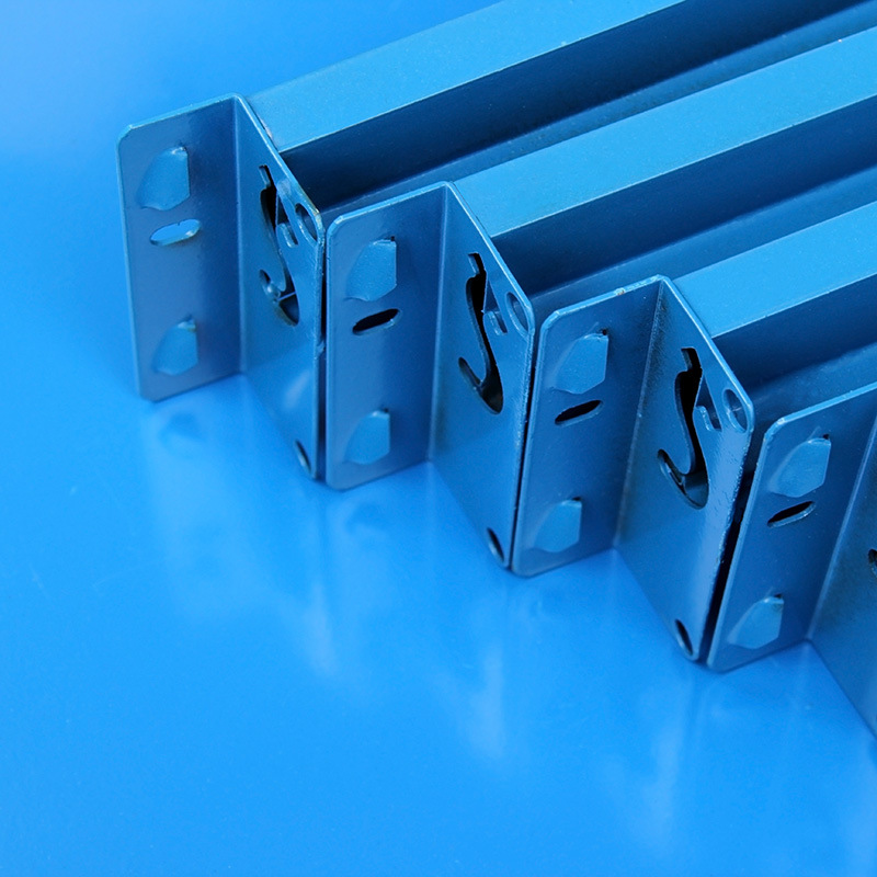 Factory Wholesale Light 100KG Two Layers Blue Adjustable Beam Iron Laminate Column Rack Accessories Warehouse Shelves