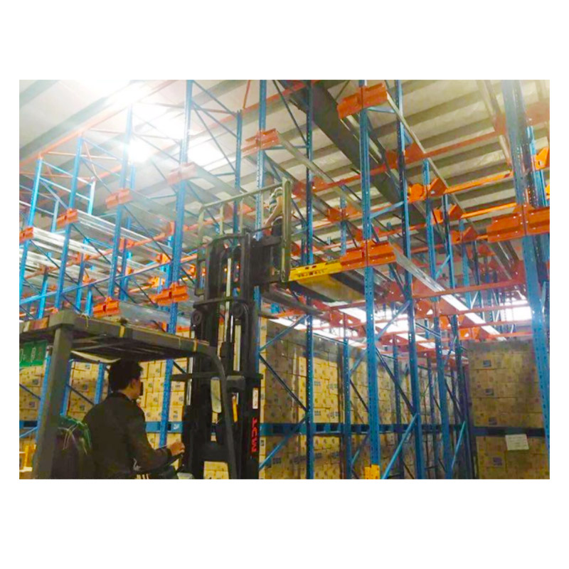 Warehouse Shelving Customized Assemble Drive in Shelf Adjustable High Density Factory Storage Drive Through Pallet Heavy Rack