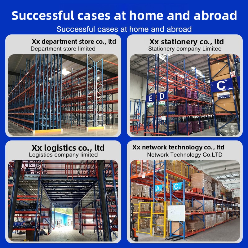 Industrial Heavy-Duty Pallet-Style Racking Cross-Beam Type Thickened High-Level Shelving Custom-Made Super Load-Bearing Capacity