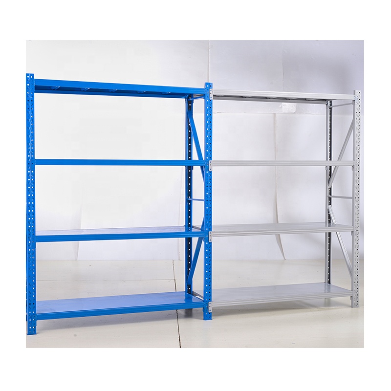 Light Duty Warehouse Storage Racking Adjustable Boltless Lightweight Steel Shelving Multi-layer Industrial Metal Rack
