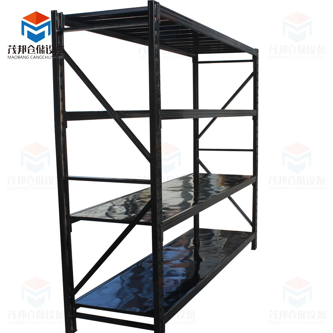 Light Duty Boltless Laminate Shelving Adjustable Steel Storage Rack for Warehouse Garage Home Office Kitchen Easy Assembly