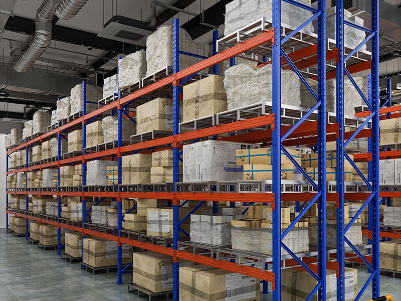 Cold Storage Heavy Duty Pallet Rack Galvanized Steel Warehouse Racking System