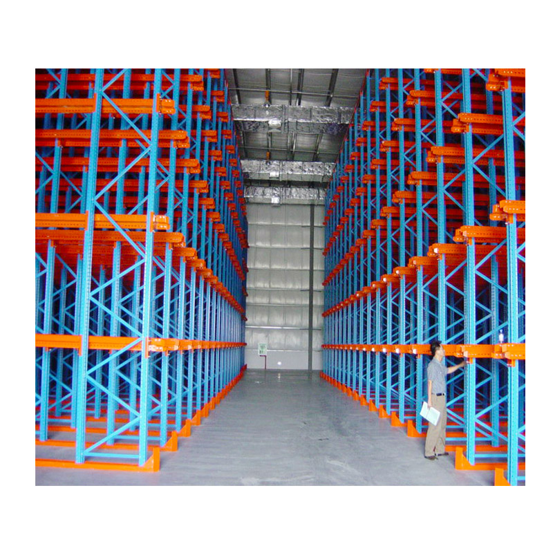 Warehouse Shelving Customized Assemble Drive in Shelf Adjustable High Density Factory Storage Drive Through Pallet Heavy Rack