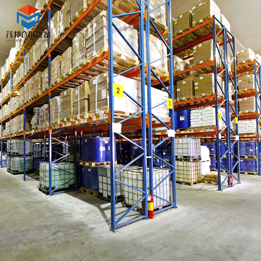 Boltless Assembled Beam Pallet Racking Heavy Duty Warehouse Storage Shelf for Industrial Material Storage