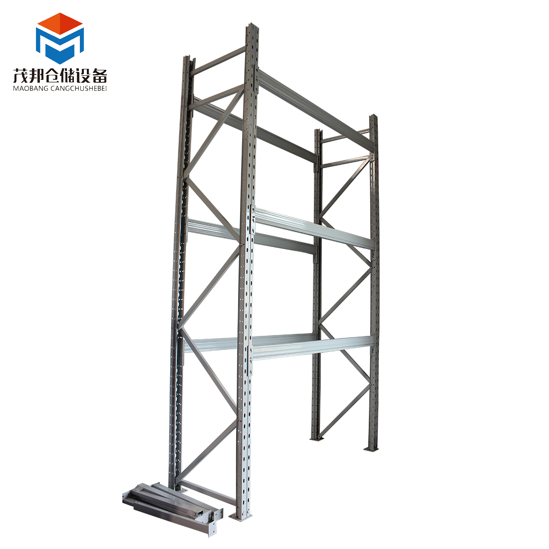 Boltless Assembled Beam Pallet Racking Heavy Duty Warehouse Storage Shelf for Industrial Material Storage