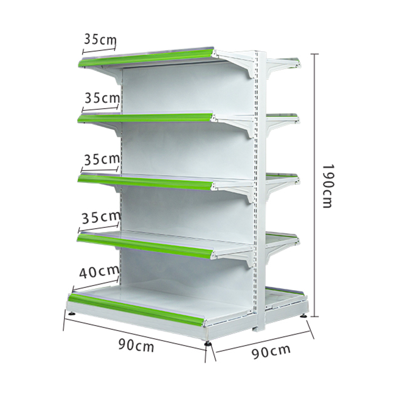 Wholesale Supply Double-sided Storage Shelving Retail Store Shelf Supermarket Gondola Shelving Display Shelf
