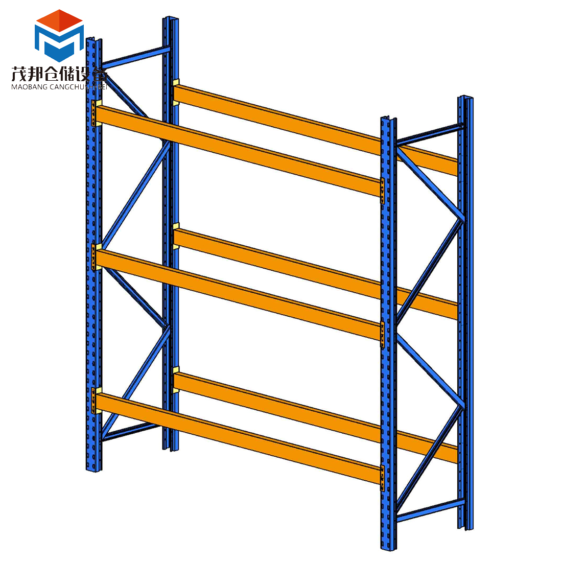 High Capacity Adjustable Steel Factory Warehouse Storage Rack 800KG Boltless Rack Heavy Duty Teardrop Pallet Racking