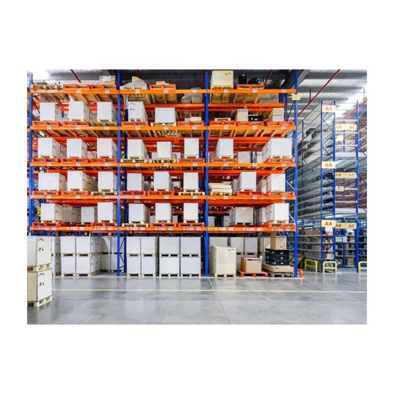 High Capacity Cold Rolled Steel Selective Beam Storage Pallet Racking Durable Metal Rack Industrial Workshop Bulk Cargo Storage