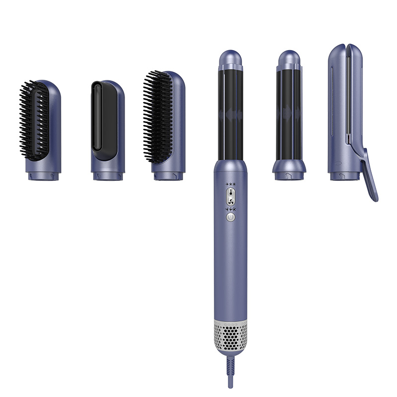 Professional Salon Quality BLDC Interchangeable Hair Styling Tool Kit 6 in 1 China Manufacturer