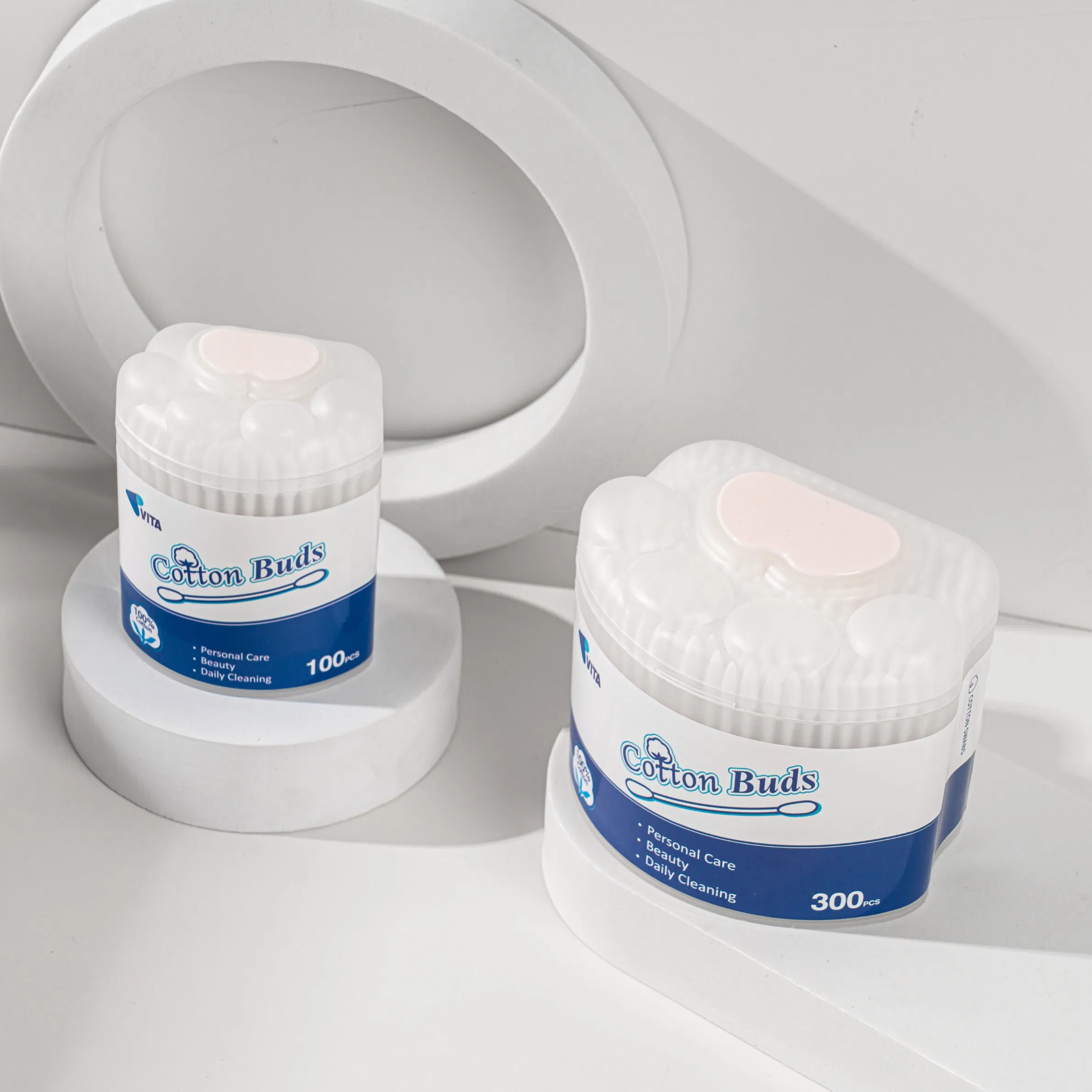 100PCS Disposable Paper Sticks Cotton Swabs for Effortless Makeup Application