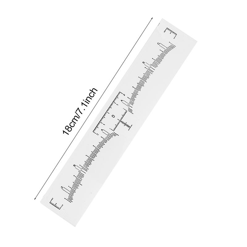 Eyebrow Ruler Sticker Permanent Makeup Microblading Measure Tool for Eyebrow Tattoo Design