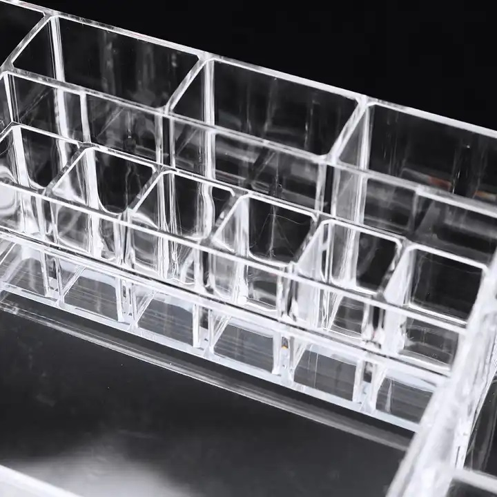 Plastic Promotional Gift Beauty Lipstick Organizer Box Storage with Drawer Jewelry