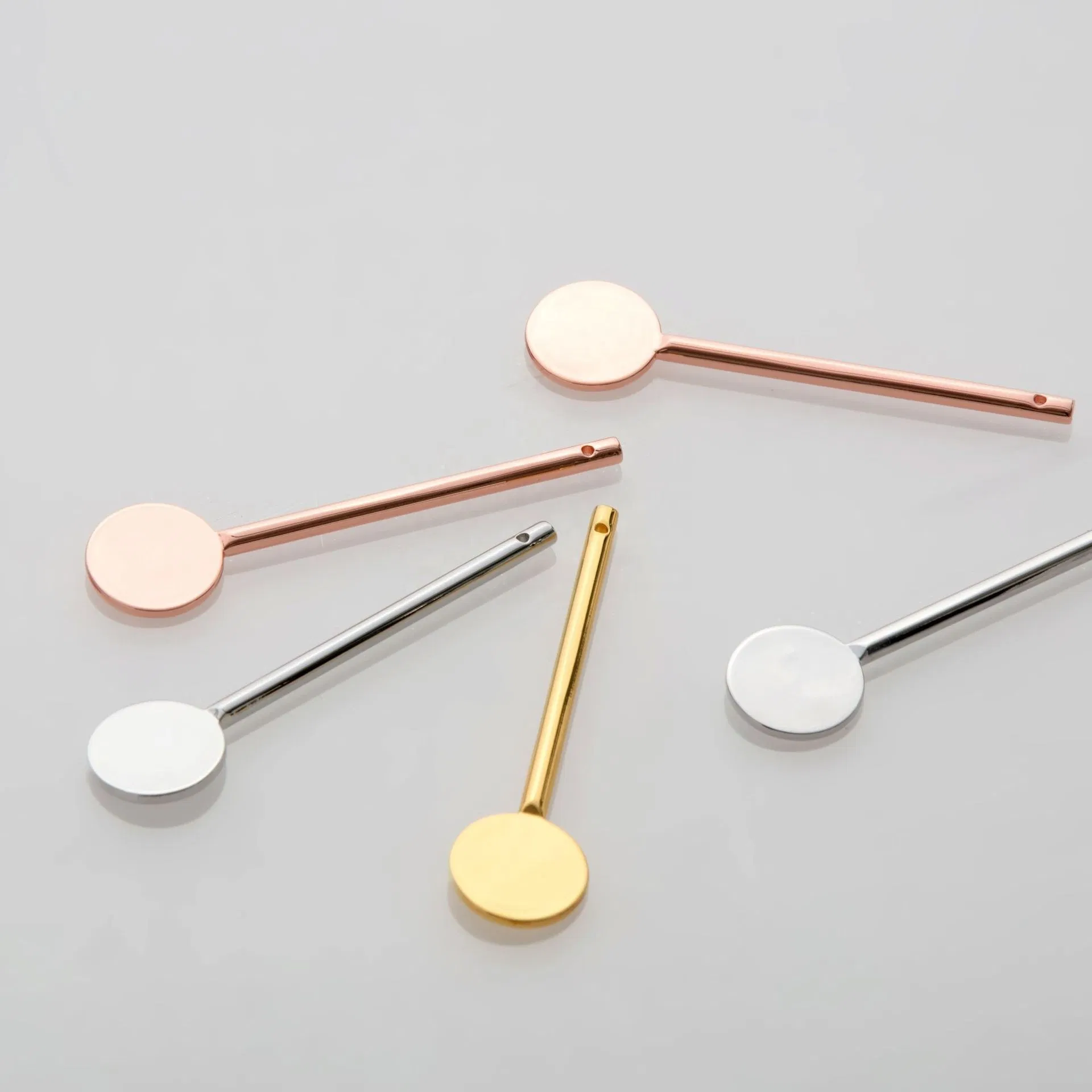 Premium Zinc Alloy Makeup Spatula for Cream Application Durable Metal Makeup Spatula and Spoon for Skincare