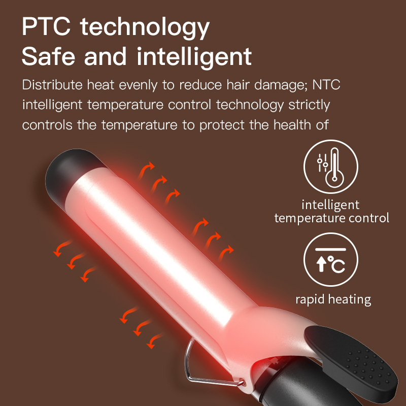 Bidisco Good Quality PTC Fast Heating Hair Curler Waver Hair Styling Tools for Home Use Dual Voltage Hair Curling Irons