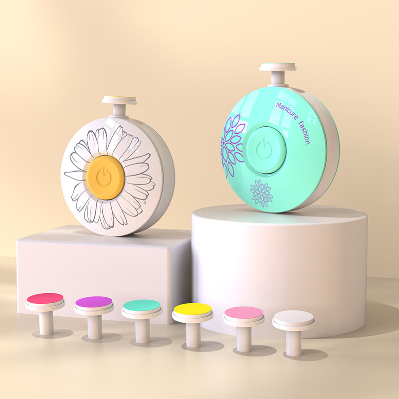 Electric Nail Polisher Tool 7-in-1 Infant Nail Clipper Baby Nail Trimmer