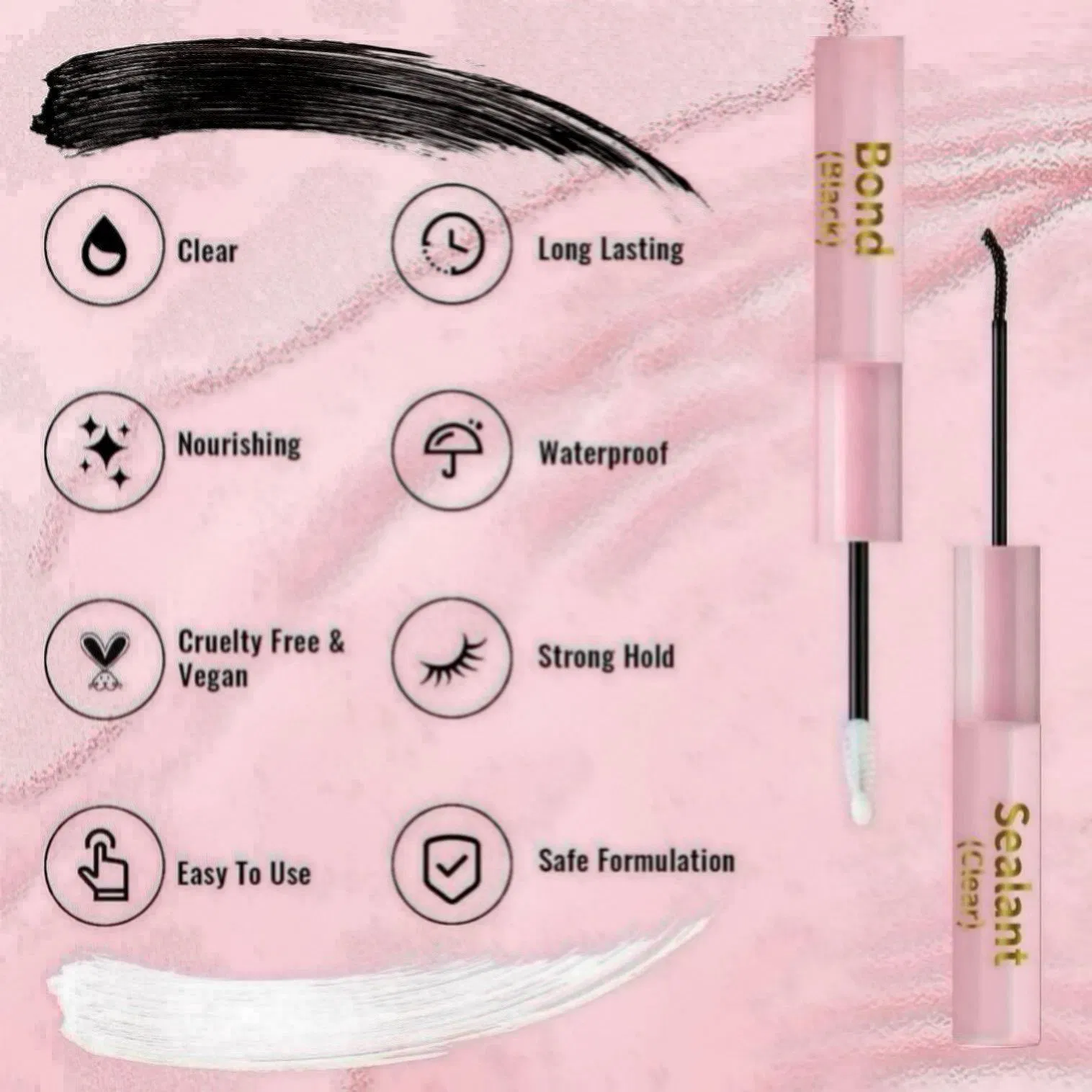 Long-Lasting Eyelash Extension Glue with Professional Sealant Formula