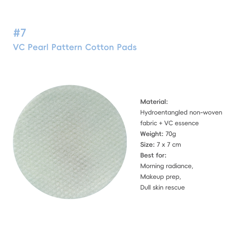 Multifunctional Nonwoven Cotton Pads for Face Cleaning