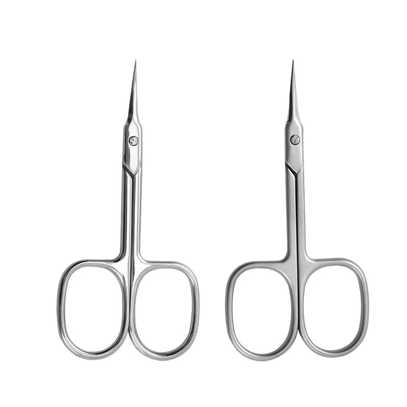 Stainless Steel Ultra-Thin Pointed Cuticle Barbed Nail Clippers Special for Enhancement Russian Front Dead Skin Scissors