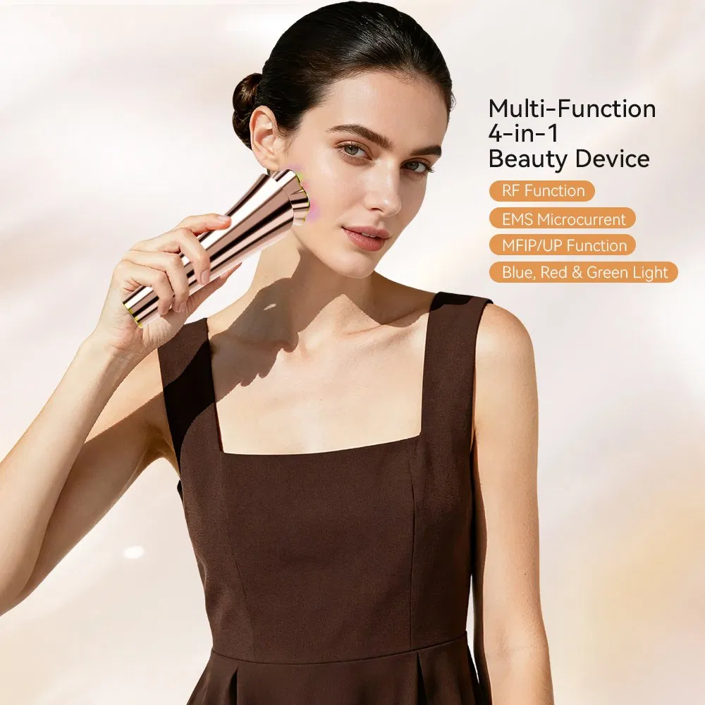 Multifunction EMS Microcurrent LED Red Light Therapy Beauty Device