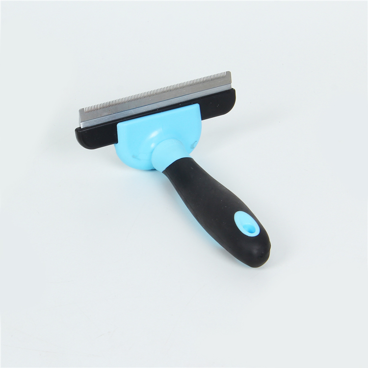 Wholesale Customized Pet Hair Removal Comb Dog Fur Dematting Trimmer Cat Deshedding Brush Grooming Tool