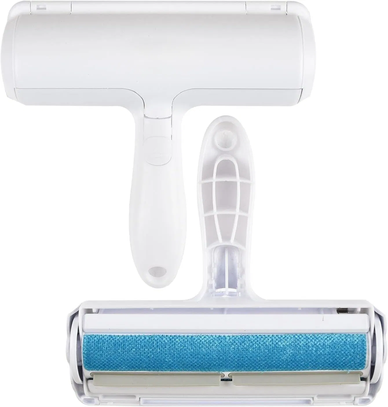 Self-Cleaning Soft Pet Roller Brush Detachable Grooming Tool for Cat and Dog Hair Removal Made of Durable Plastic