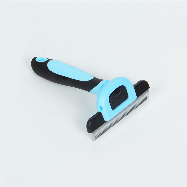 Wholesale Customized Pet Hair Removal Comb Dog Fur Dematting Trimmer Cat Deshedding Brush Grooming Tool