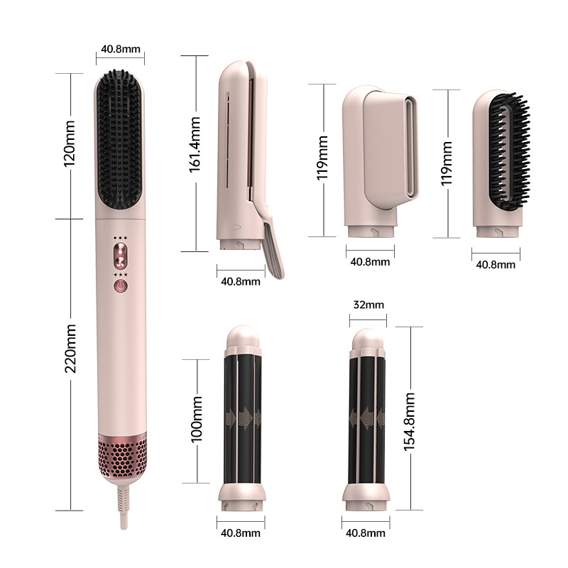 Made in China Multifunction 6-in-1 Hair Styling Tool OEM Support, CE RoHS PSE Kc CB Approval