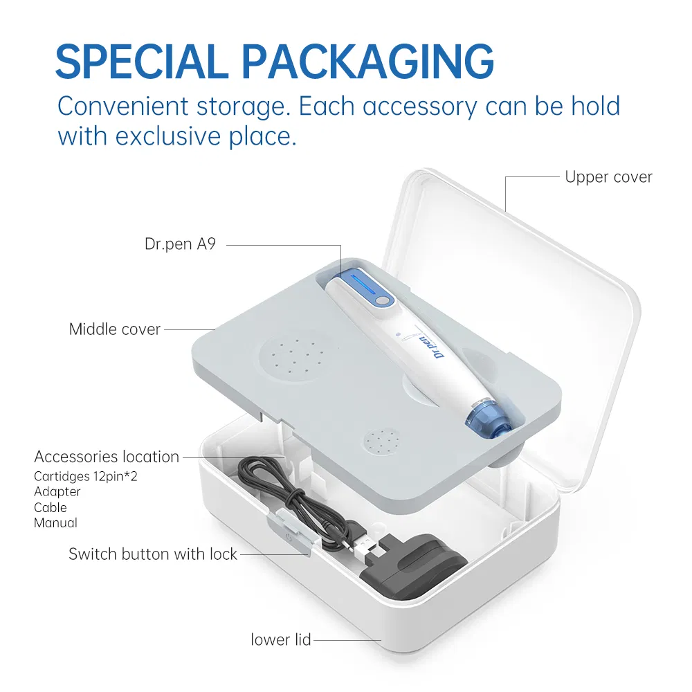 Home Product Produtos De Beleza A9 Dermapen Wireless Beauty Products for Effective Skincare Treatments