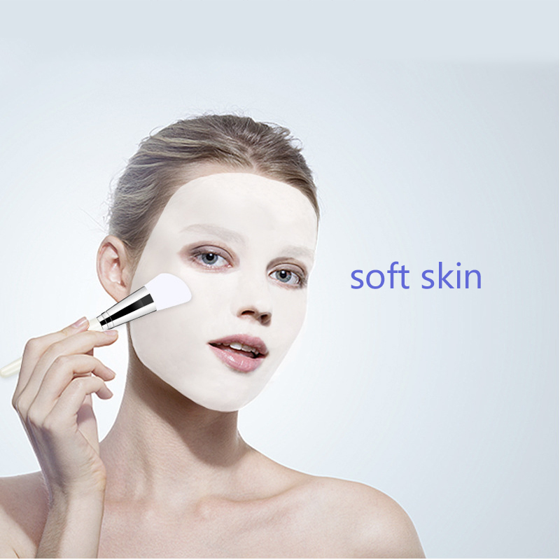 2PCS New Facial Beauty Tools Application Cosmetic Makeup Brush Face Silicone Mask Brush