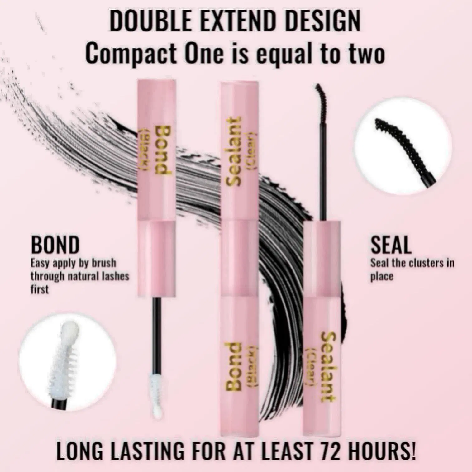 Long-Lasting Eyelash Extension Glue with Professional Sealant Formula