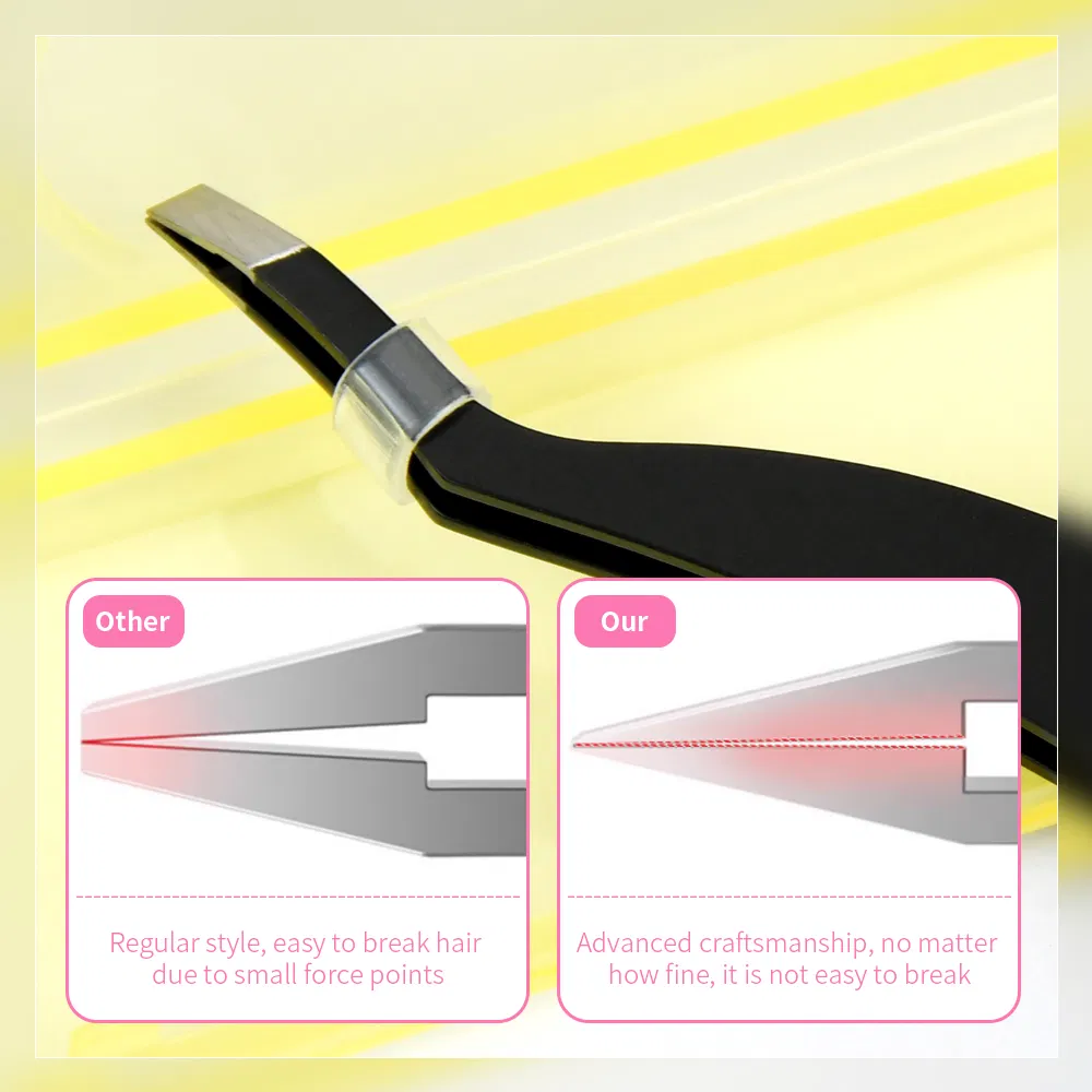 Eyelash Personal Beauty Skin Care Cosmetic Makeup Tools Stainless Steel Hair Removal Lash Eyebrow Tweezers