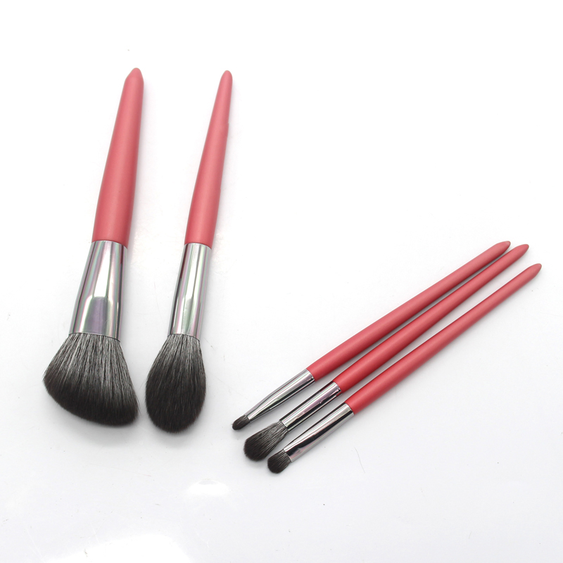 Hot Selling Private Label Professional 12PCS Tool Deep Red Wood Cosmetics Vegan Face Makeup Brush Set