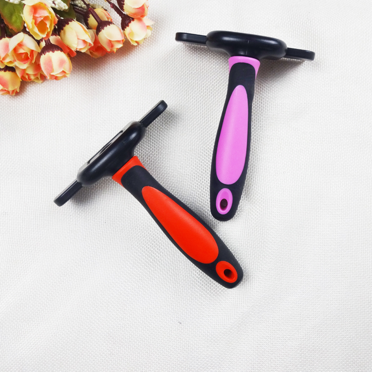 Wholesale Customized Pet Hair Removal Comb Dog Fur Dematting Trimmer Cat Deshedding Brush Grooming Tool