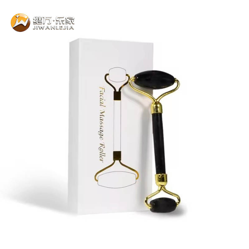 Jiwan Lejia New Beauty Skin Care Product Rose Quartz Jade Roller Pink Body Massage Tools Gua Sha Tool