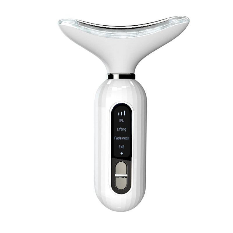 LED Vibration Neck Beauty Device Neck Care Microcurrent Electric Skin Beauty Device