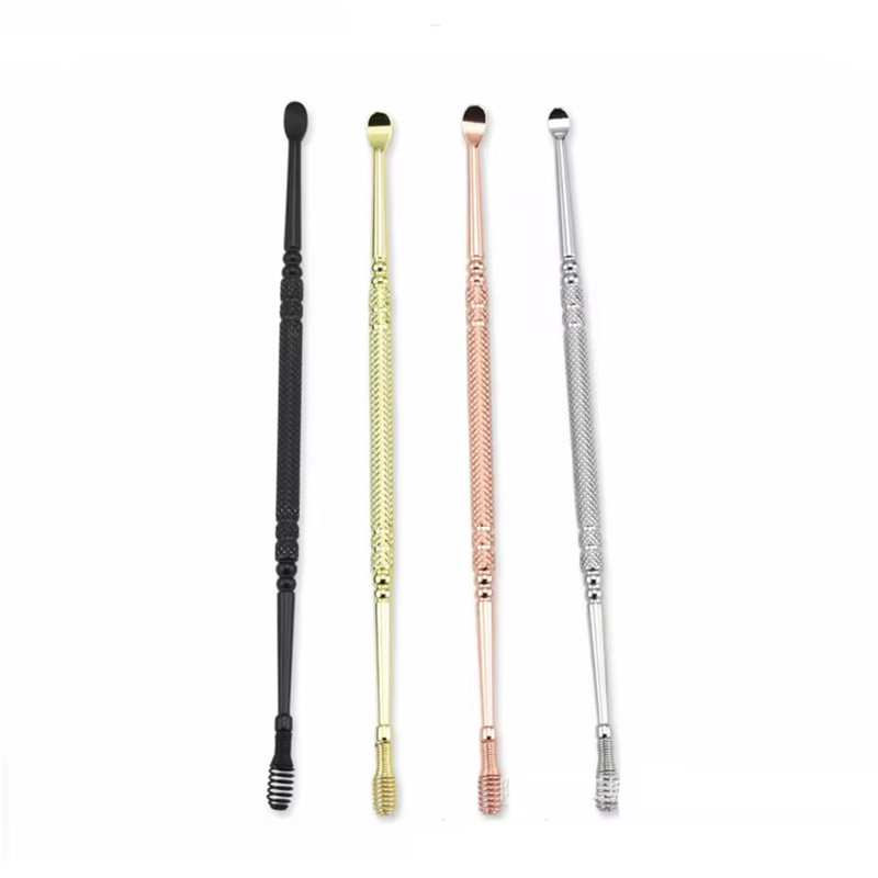 Stainless Steel Rotating Ear Wax Removal Tool Spoon Dual-Ended Ear Cleaning Pick