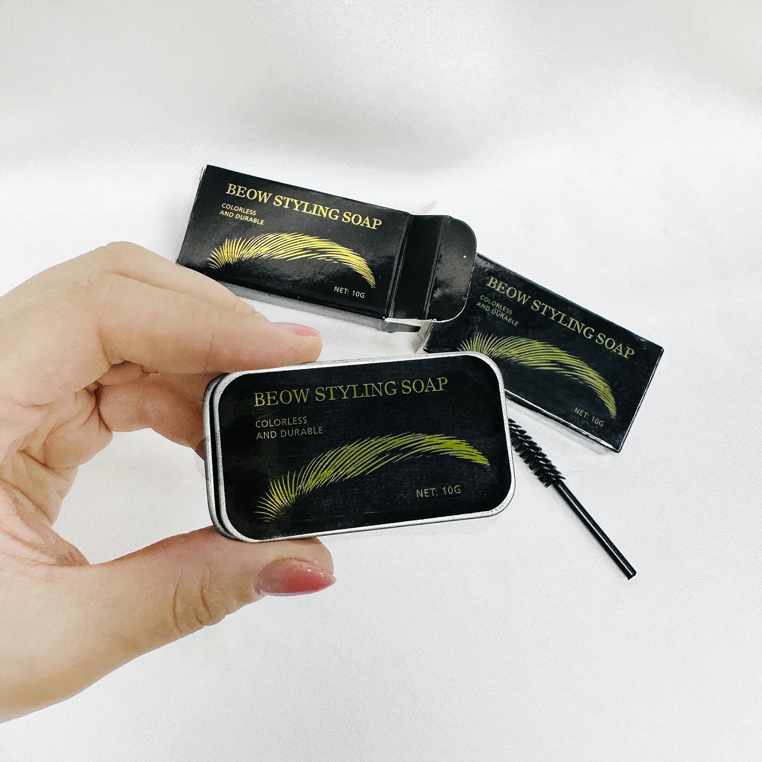 Private Label Eyebrow Natural Styling Soap Eyebrow Modeling Wax Long-Lasting Waterproof Eyebrow Gel Soap