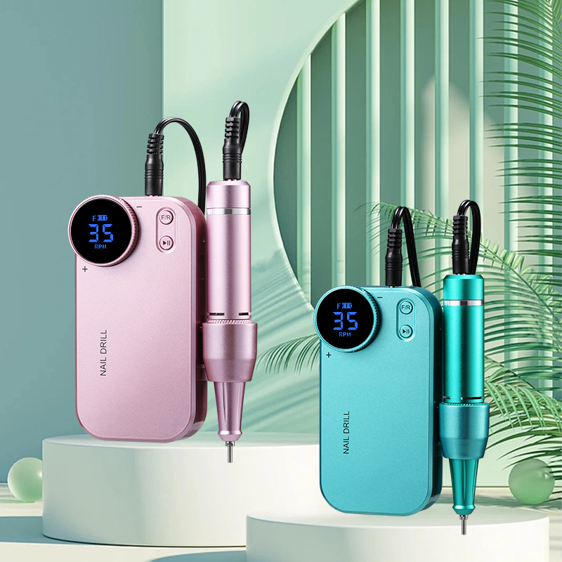 Doufu 35000rpm PRO-Grade Electric Nail Drill Machine Ultra-Powerful Rechargeable Beauty Tool for Salon-Quality Manicures