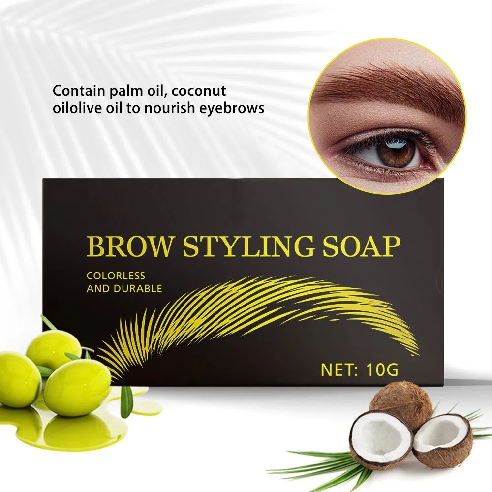 OEM/ODM Brow Soap Vegan 3D Long-Lasting Brow Soap Private Label Eyebrow Wax Brow Gel Vegan Eyebrow Styling Soap