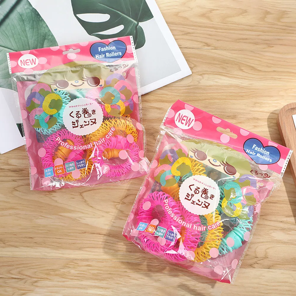 DIY Doughnut Quick Bendy Curling Barber Curl Tool Salon Heatless Not Hurt Hair Styling Hairdressing Curler